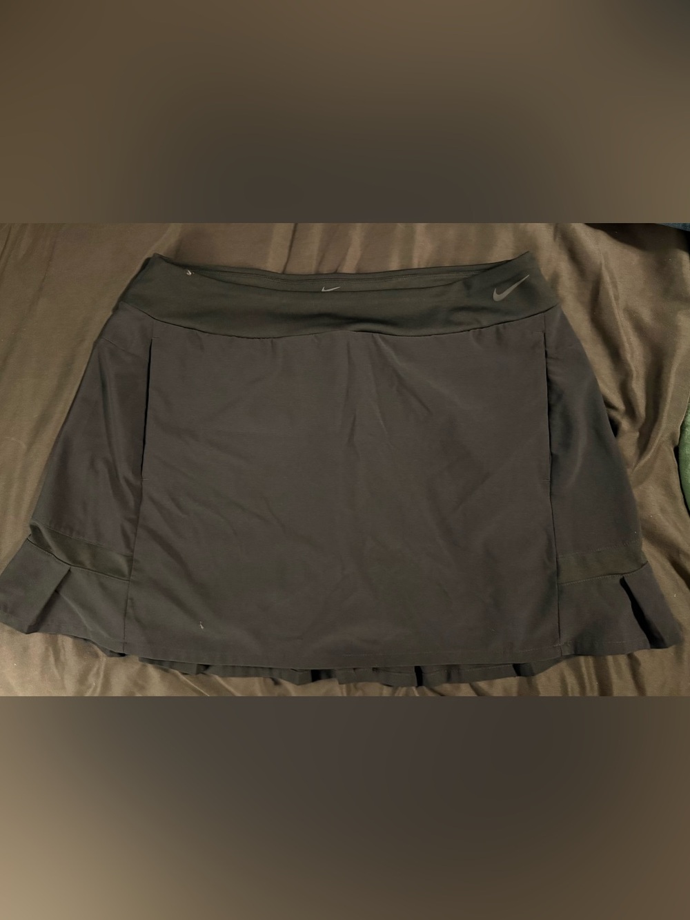 Nike Women’s Black Mini Skirt with Subtle Swoosh